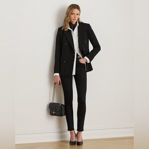 NWT Ralph Lauren Slim Black Dress Pants | Size 2 | Classic Workwear